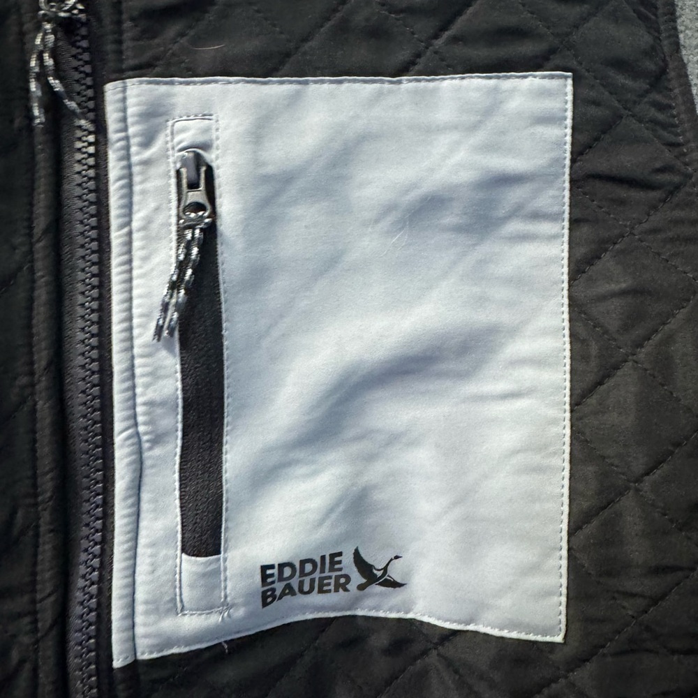 Kids large 10/12 Eddie Bauer Black and Gray  Jacket - Picture 3 of 4
